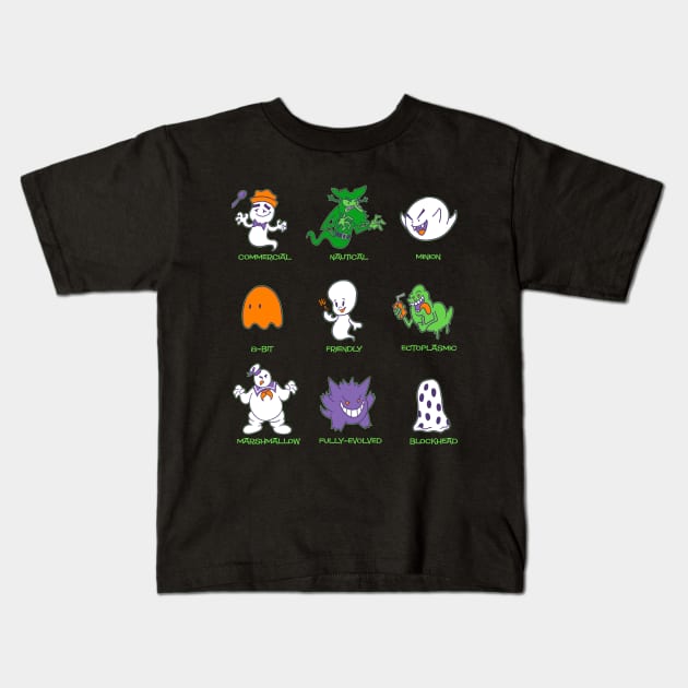 Guide to Ghosts Kids T-Shirt by DarkSemanyk